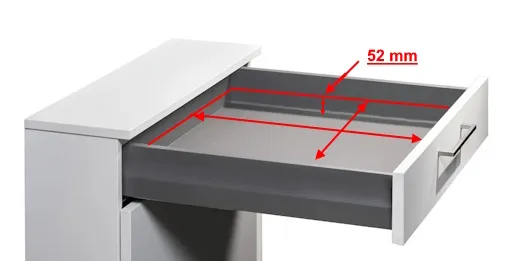 Besteckeinsätze, auf Maß zugeschnitten.