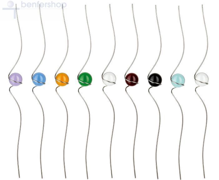 Farben und Größen der Kugelspirale - Die Schlanke