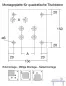 Preview: Befestigungsplatte für 60er Quadratrohr