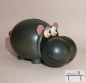 Preview: Spardose-Hippo aus Holz farbig