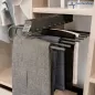Preview: Hosenauszug für einen Kleiderschrank, Oberfläche anthrazit, titanfarben. Preview: Hosenauszug für einen Kleiderschrank, Oberfläche anthrazit, titanfarben.