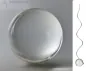 Preview: Kugelspirale - Glaskugelpendel. Vollglaskugel, Lensball in einer haengenden Spirale aus Edelstahl. Gartenwindspiel oder Designobjekt. Glaskugelfarbe klar, transparent.