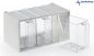Mobile Preview: Schüttenkasten aus Kunststoff, inkl. drei Küchenschütten aus Kunststoff | Material glasklar