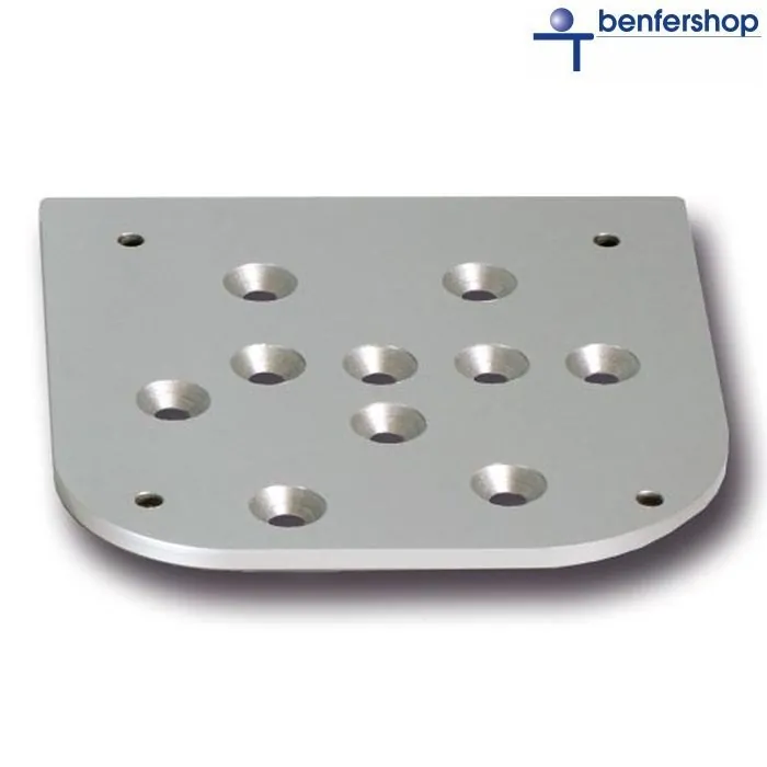 Befestigungsplatte | Tischbein-Edelstahl | Durchmesser 100 mm