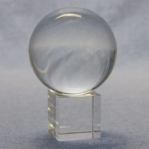 Lensball Durchmesser 60 mm | Sockel 30 mm quader