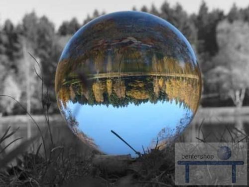 Lensball - Foto durch die Glaskugel