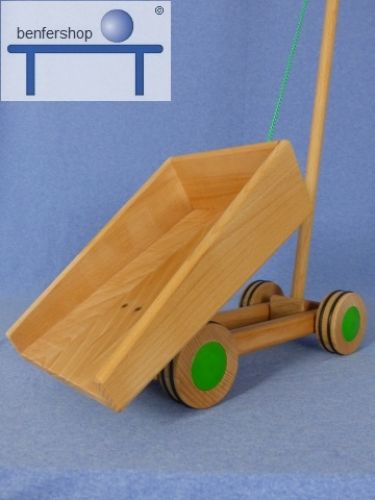 Muldenkipper aus Holz - Funktionsspielzeug für Kinder ab 2 Jahren