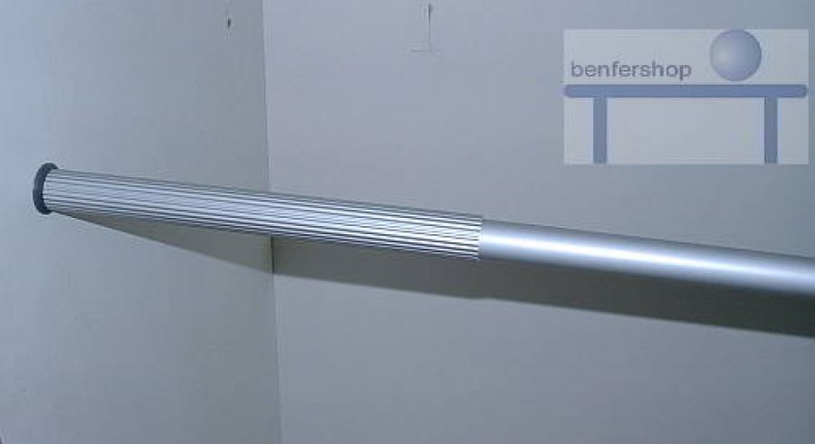 Schrankrohr Alu - ausziehbar von 75 bis 95 cm