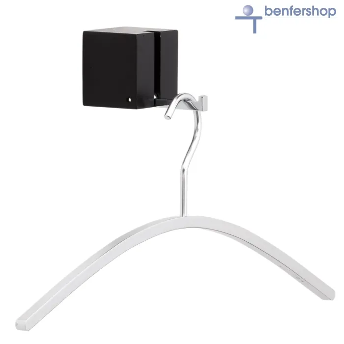 Garderobenhalter aus Massivholz mit eineim ausklappbaren Kleiderbügelhalter oder Garderobenhaken.