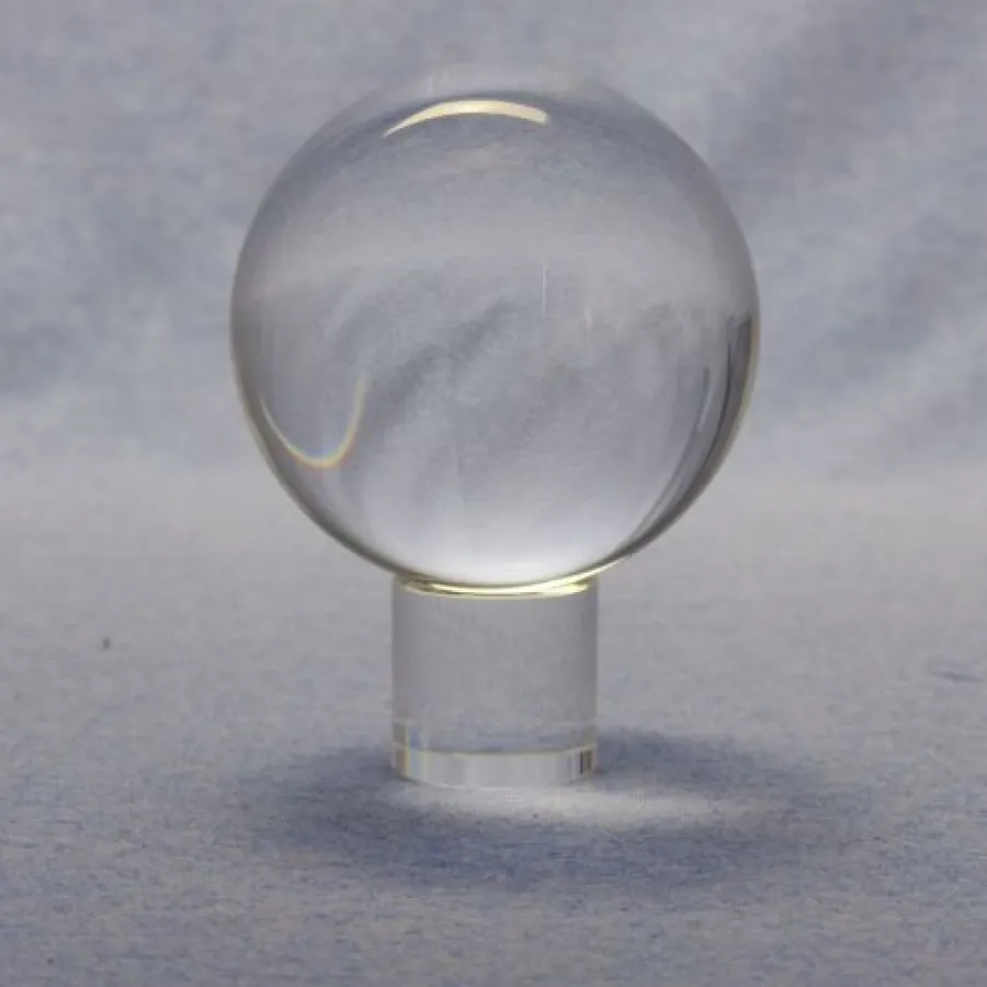 Lensball Durchmesser 80 mm | Sockel 30 mm rund