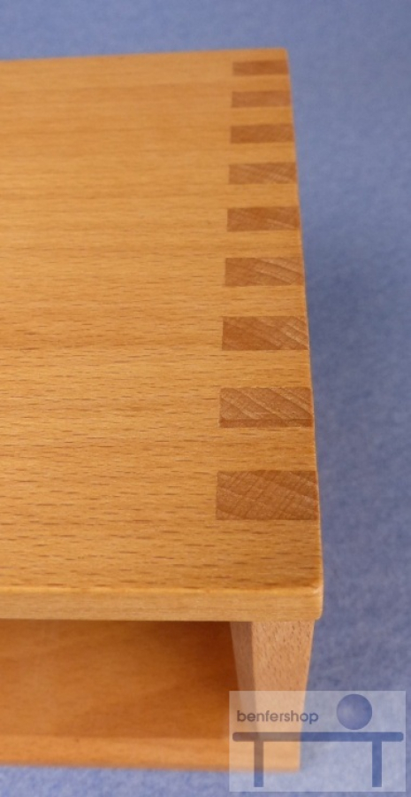 schuttenkasten aus Buche mit Fingerzinken