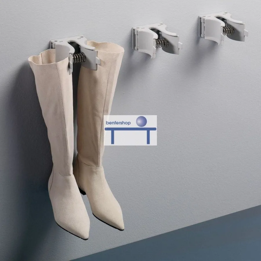 Halterung für Stiefel - Befestigung an einer Wand