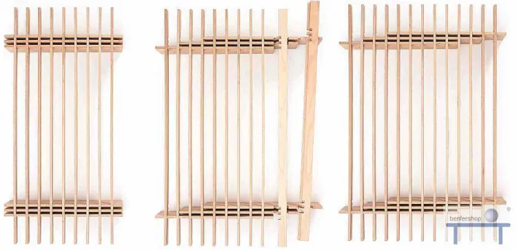 Parallelbett von tojo, variabeles Ausziehbett in der Breite.