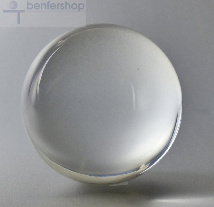 Transparente Glaskugel