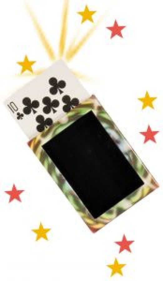 Kartenspiel verschwindet-Zaubertrick