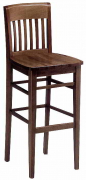 Barhocker oder Bistrohocker aus Buche massiv