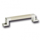 Designgriff aus Metall nickel matt und Ahorn
