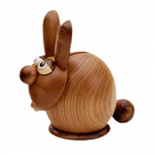 Spardose aus Holz-Motiv Hase