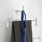 Stummer Diener - Wandgarderobe aus Edelstahl