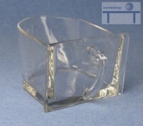 Vorratsschütte aus Bleikristallglas-klar - Inhalt 0,9 Liter