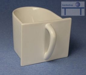 Vorratsschuette aus Keramik-weiß - Volumen 0,9 Liter